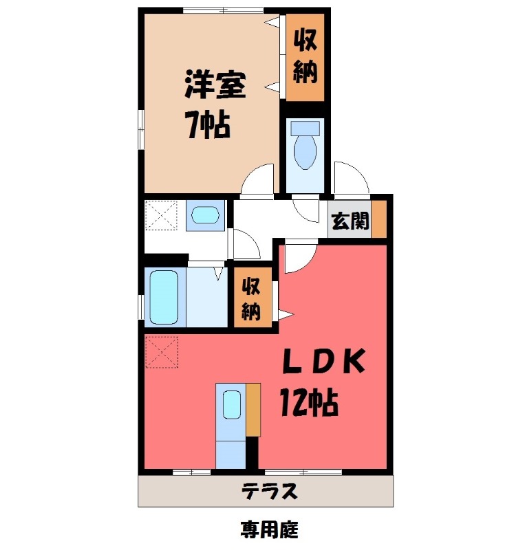 シヅグランツ Aの間取り