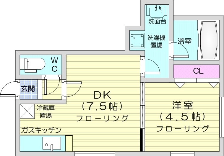 レジスタN23の間取り