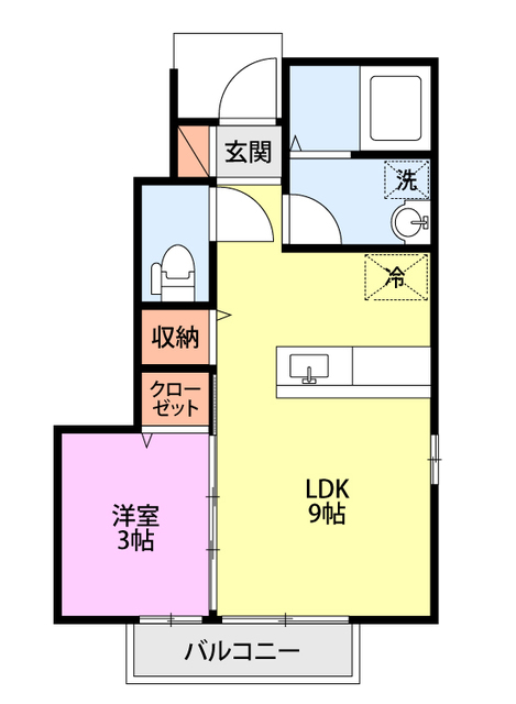 グランモアさいがたの間取り