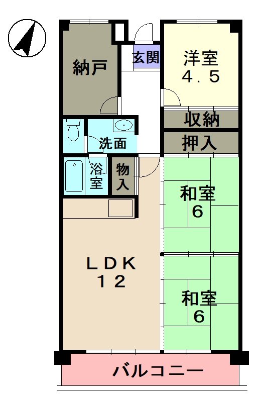 ホレストの間取り