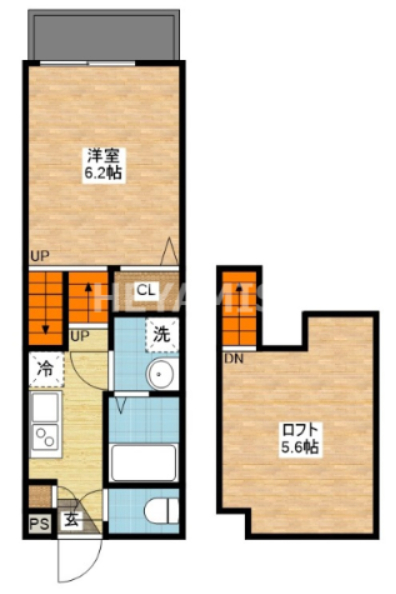 ミライ旭町の間取り