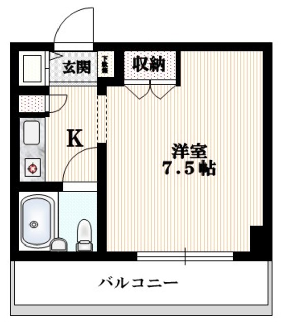 渋谷区本町のマンションの間取り