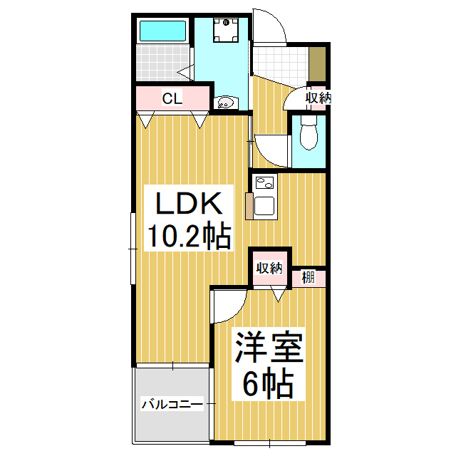 レジデンスマジヤの間取り