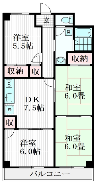 INSURANCE BLDG XVIの間取り