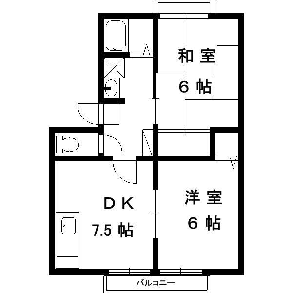 サンガーデン須磨 A棟の間取り