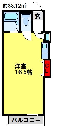 ウィンザー今泉の間取り