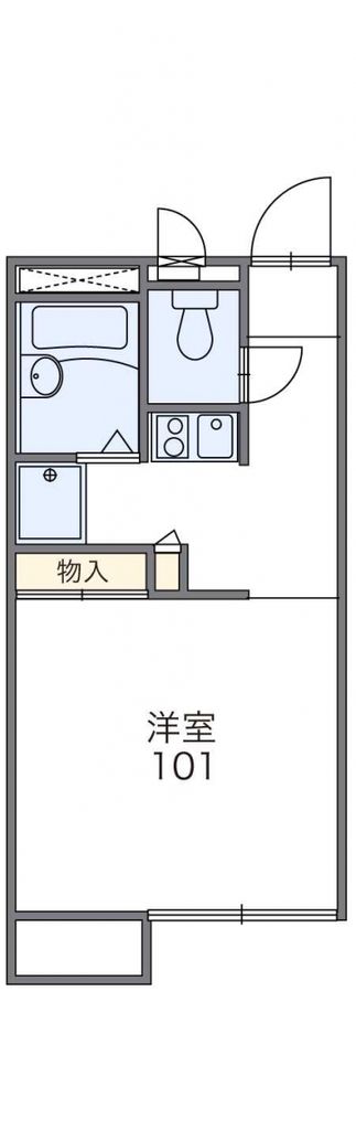 熊谷市籠原南のアパートの間取り