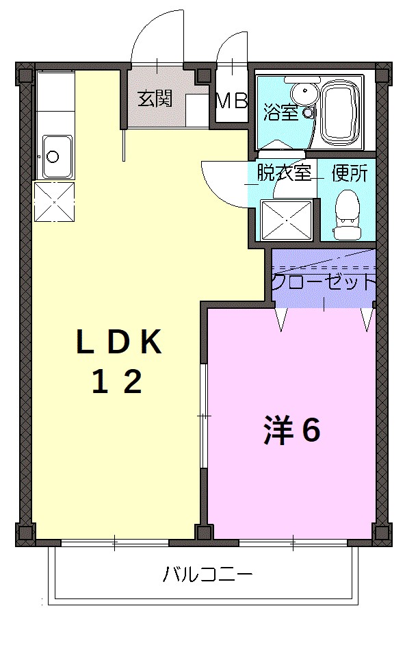 ハイム吹上Ｂの間取り