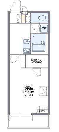 吉川市高富のマンションの間取り