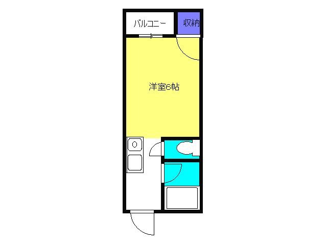 堺市堺区住吉橋町のマンションの間取り