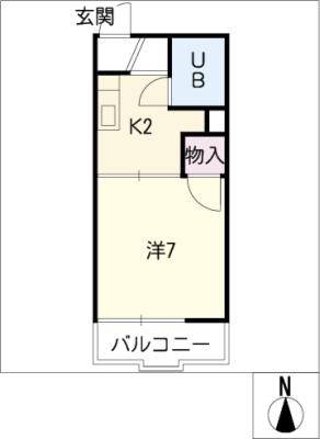 タウニーふじの間取り