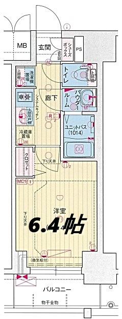 プレサンス広小路通今池の間取り