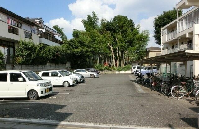 【北町ハイツ２　礼金なしプランの駐車場】