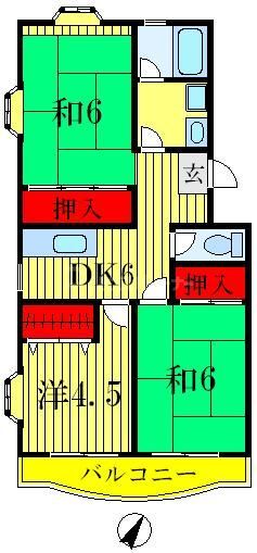 ガーデンヒルズの間取り