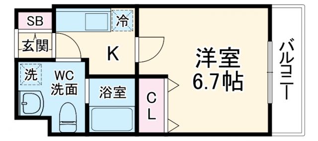 エクセル豊中北の間取り