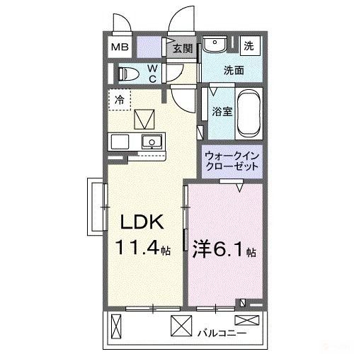 ｋａ　ｐｉｌｉｎａ（カピリナ）の間取り