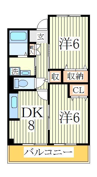 アゼリア南新木の間取り