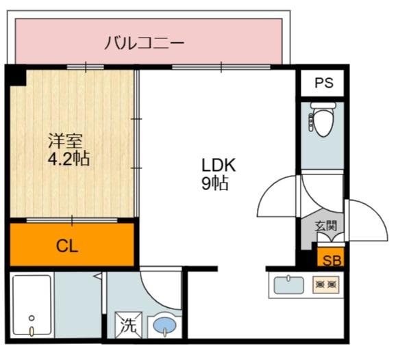 SFIDA帝塚山の間取り