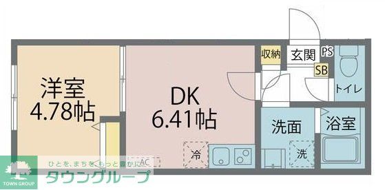 【カインドネス京成立石の間取り】