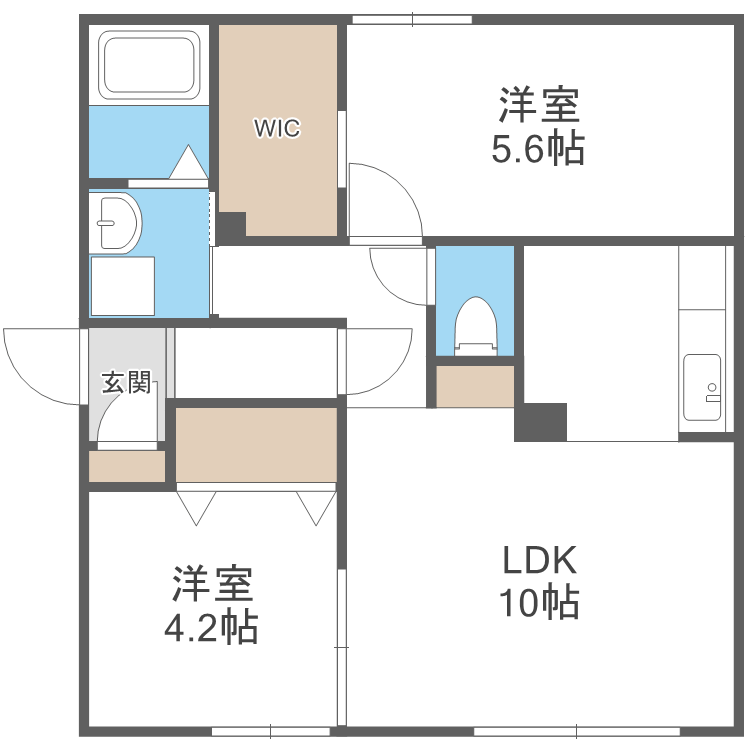 仮）レラシオンの間取り