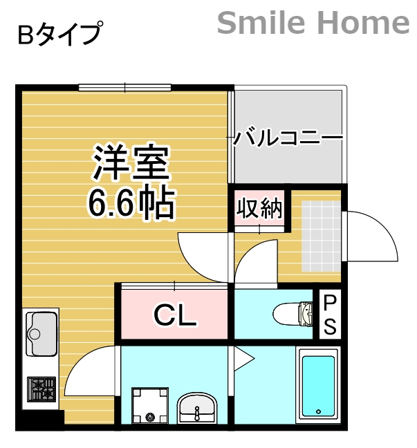 ハーモニーテラス北加賀屋の間取り