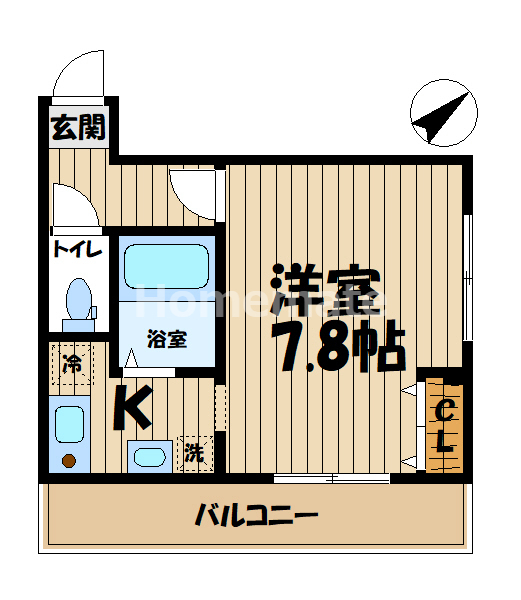 北鎌倉プレジールの間取り