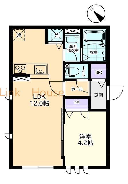 江戸川区船堀のアパートの間取り