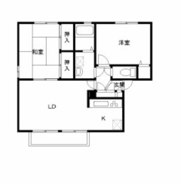 リーベンハイツＡ棟の間取り