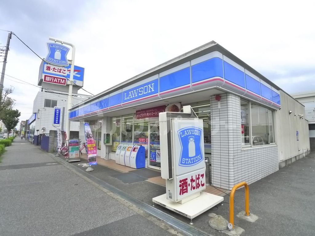 コンビニ　ローソン水元中央通店（コンビニ）まで200m