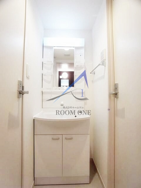 洗面設備　洗面台です。