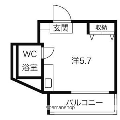 都営大江戸線 中井駅 徒歩6分 3階建 築32年の間取り写真