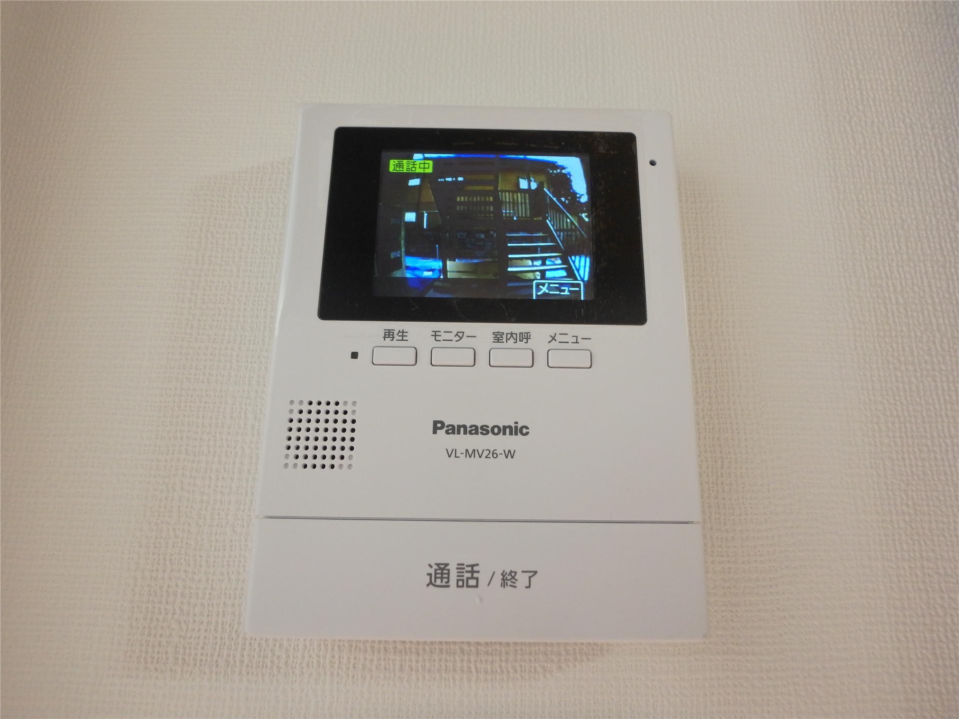 セキュリティ　録画機能付きのTVモニターホンです