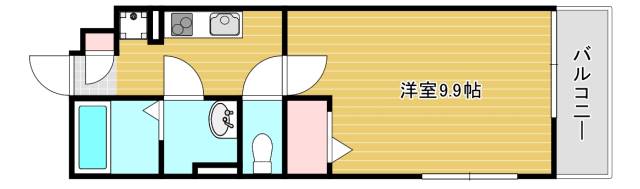 近鉄奈良線 布施駅 徒歩7分 3階建 築7年の間取り写真