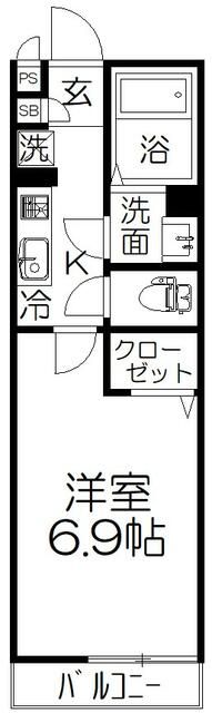 東武東上線 上福岡駅 徒歩7分 3階建 築9年の間取り写真