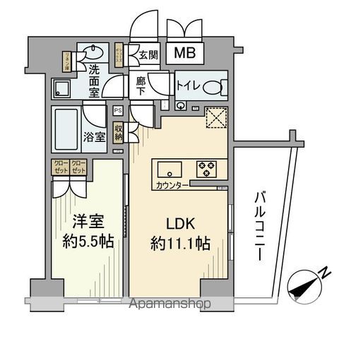 プレシス文京春日の間取り写真