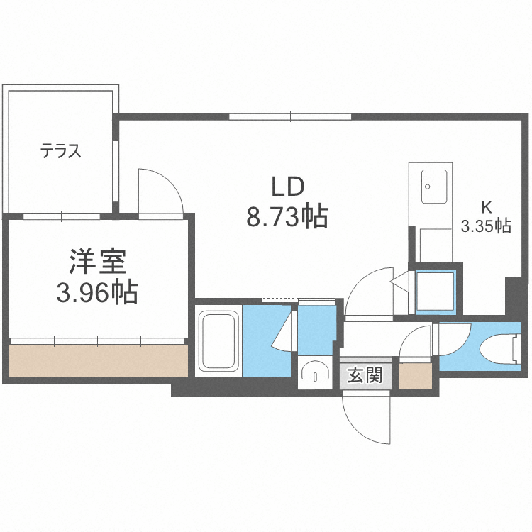 ARISTO北7条の間取り写真