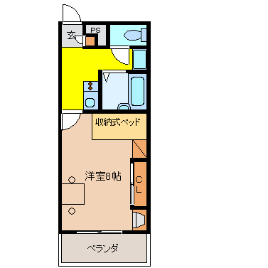 【中頭郡北谷町字桑江のアパートの建物外観】