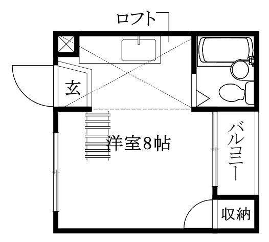 清水マンションの間取り