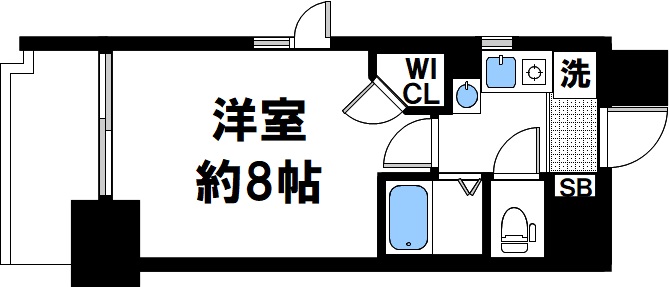 エステムコ－ト三宮山手IIソア－レの間取り