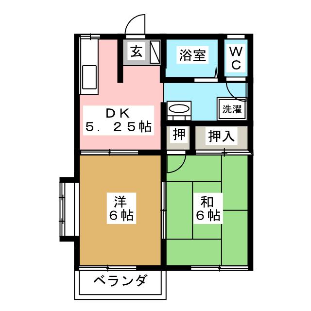 ドミールラパンの間取り