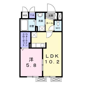 【函館市本町のマンションの間取り】