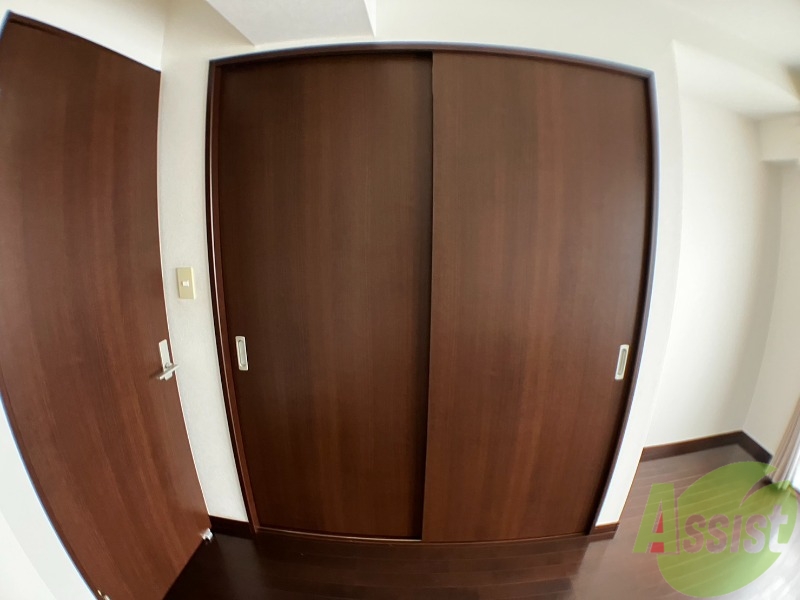 収納　ここに収納があります。収納があると部屋が広く使えます。