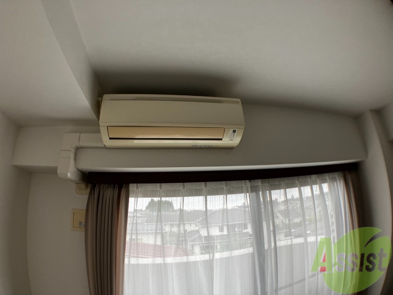 その他設備　エアコンが付いていますので寒暖対策もばっちり。