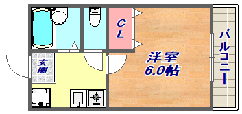 ロイヤルコート神戸岡本の間取り