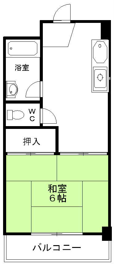 名古屋市中区栄のマンションの間取り