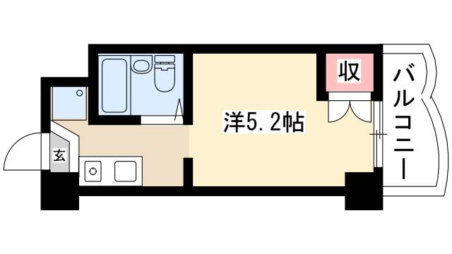 露橋ロイヤルハイツIIの間取り