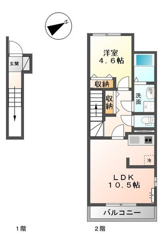 ジ　アパートメントの間取り