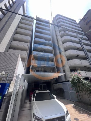 大阪市天王寺区上汐のマンションの建物外観