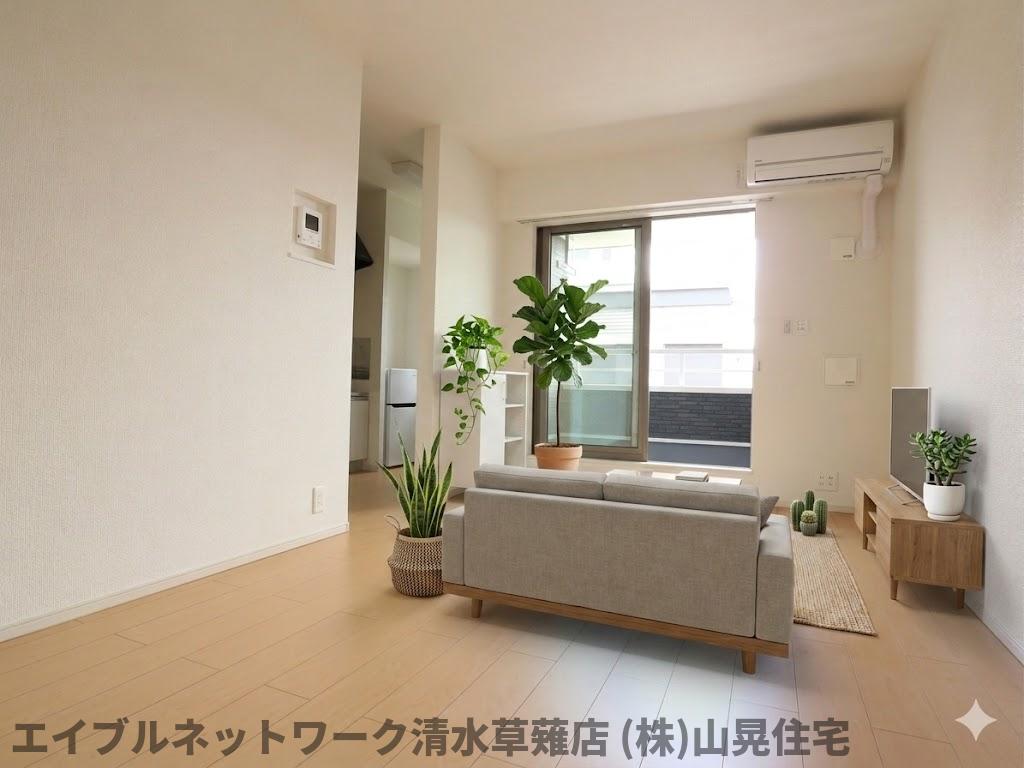居室・リビング　家具備品はイメージで、実際の物件には含まれません