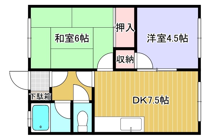 小川マンションの間取り